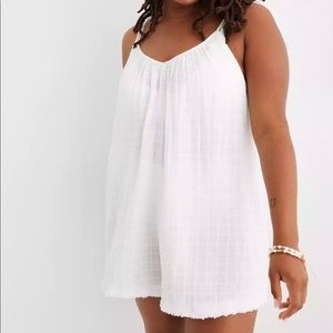 Aerie Gauze cover up romper NWOT